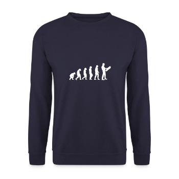 Architektur Architekt Vintage Architectural Spruch - Unisex Pullover - Navy - Vorne - Alina (178cm) & Michal (187cm)
