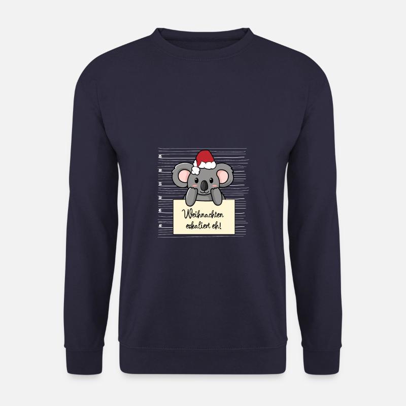 Es eskaliert eh lustige Weihnachten Koala - Unisex Pullover - Navy