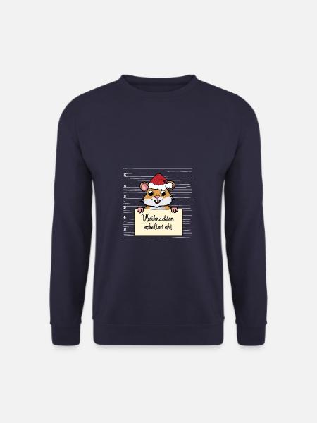 Es eskaliert eh lustige Weihnachten Hamster - Unisex Pullover - Navy