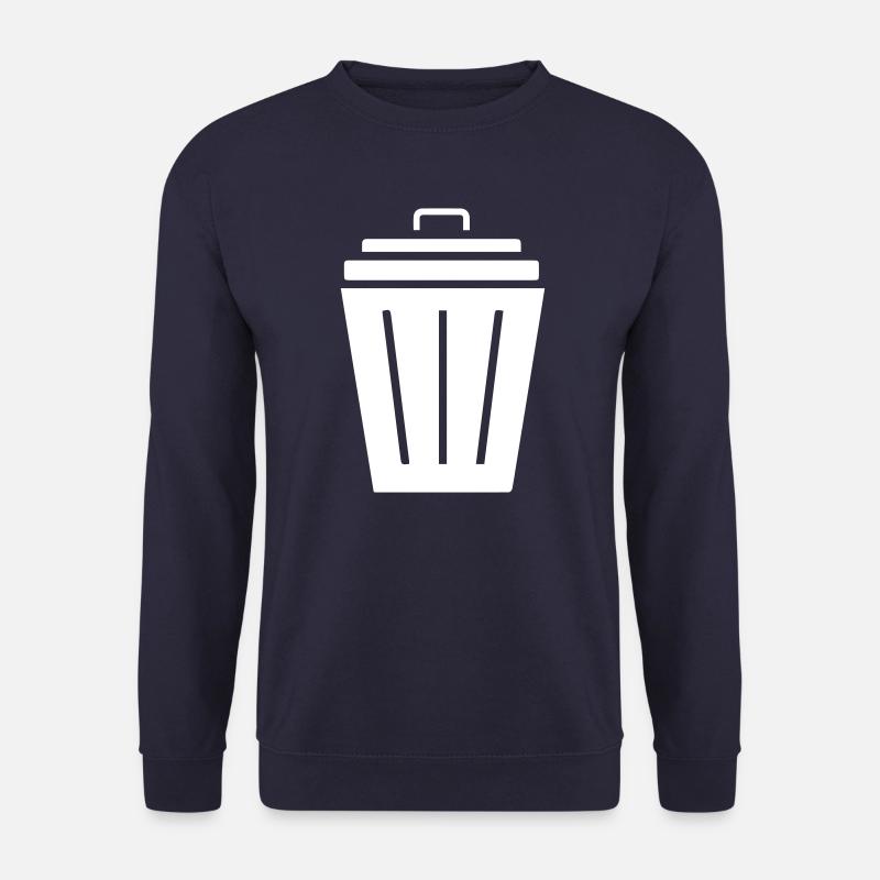 Mülltonne Symbol - Unisex Pullover - Navy
