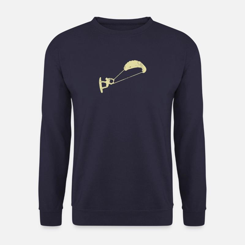 Kitesurfing Kiteboard new school - Unisex Sweatshirt - navy