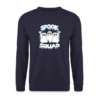 Spook Squad - Unisex Pullover - Navy - Vorne - Alina (178cm) & Michal (187cm)