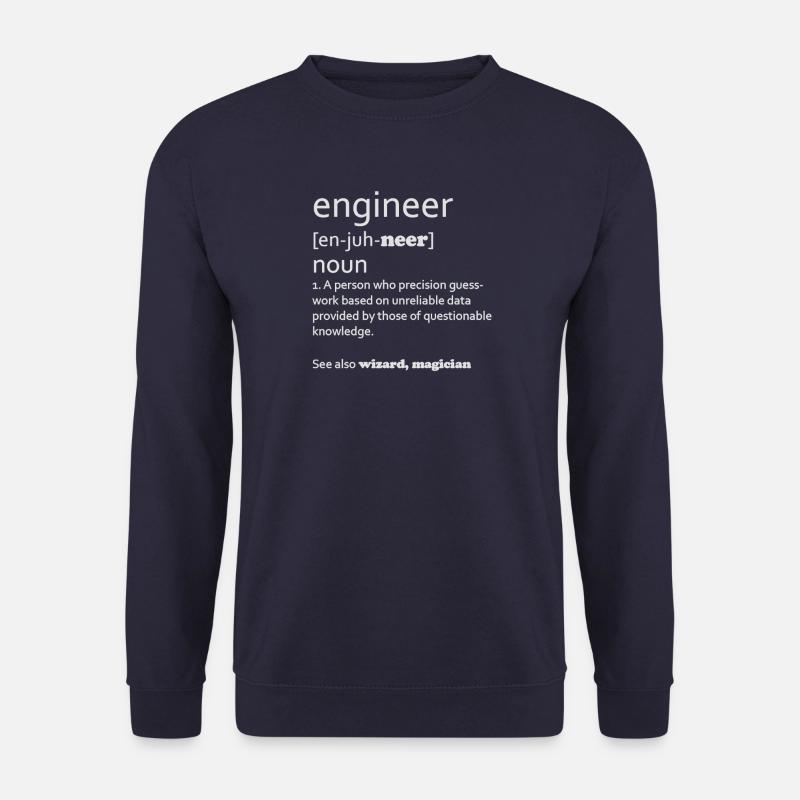 Engineer Description Darks - Unisex Sweatshirt - navy