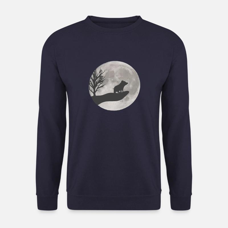 Schweine Zeichnung - Unisex Pullover - Navy