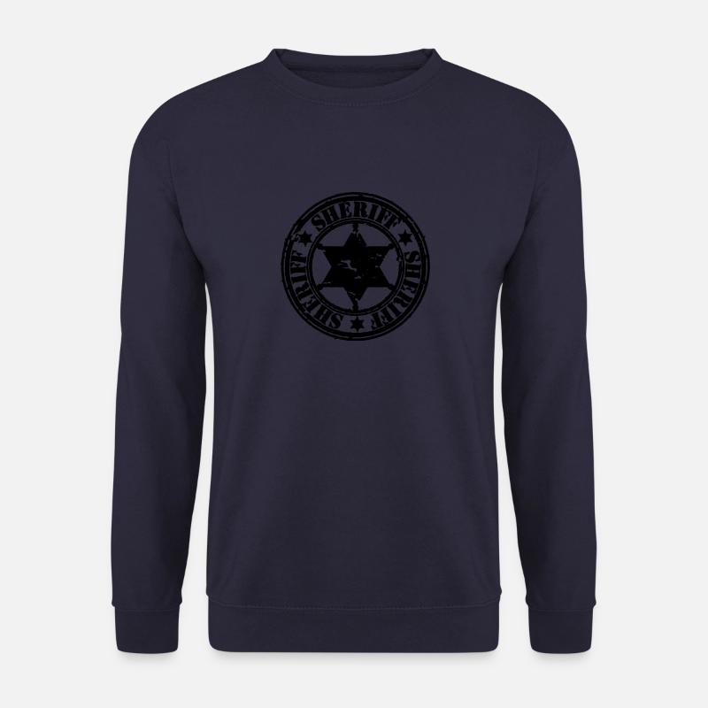 SHERIFF STERN - Unisex Pullover - Navy