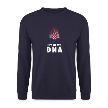 ADN croatie - Sweat-shirt Unisexe - marine - Devant - Alina (178cm) & Michal (187cm)