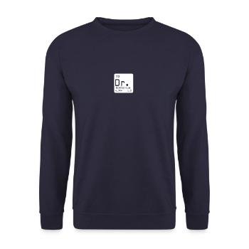 Dr. Doktorium - Unisex Sweatshirt - navy - Front - Alina (178cm) & Michal (187cm)