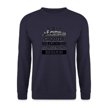 chasseur - Sweat-shirt Unisexe - marine - Devant - Alina (178cm) & Michal (187cm)