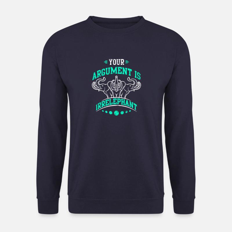 Elefant Elefanten Lieblingstier Dschungel Geschenk - Unisex Pullover - Navy