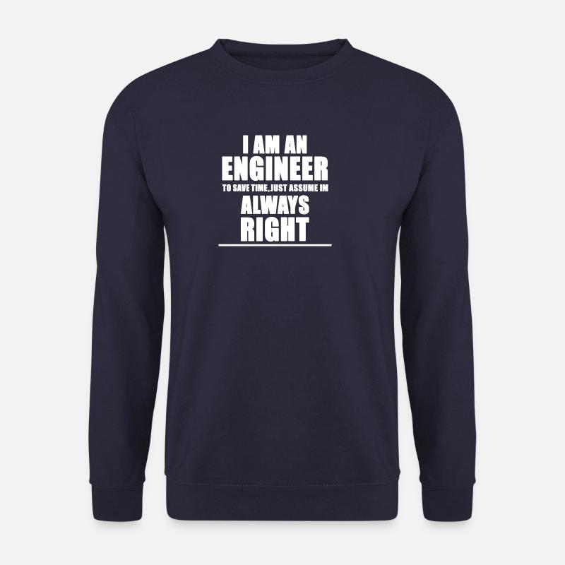 iam an engineer - Unisex Sweatshirt - navy