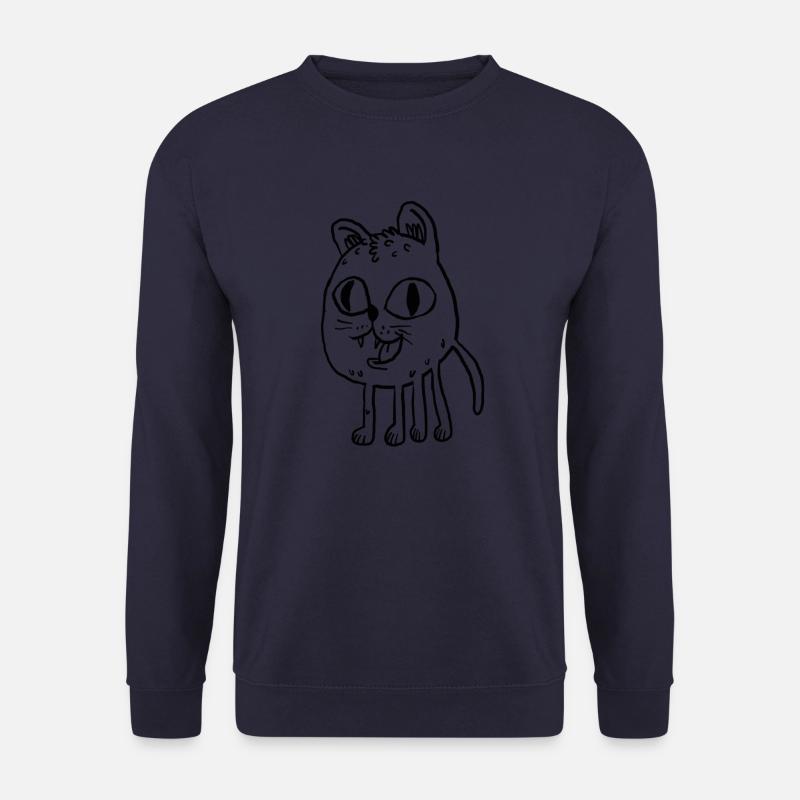 Beine am Kopf Katzer - Unisex Pullover - Navy