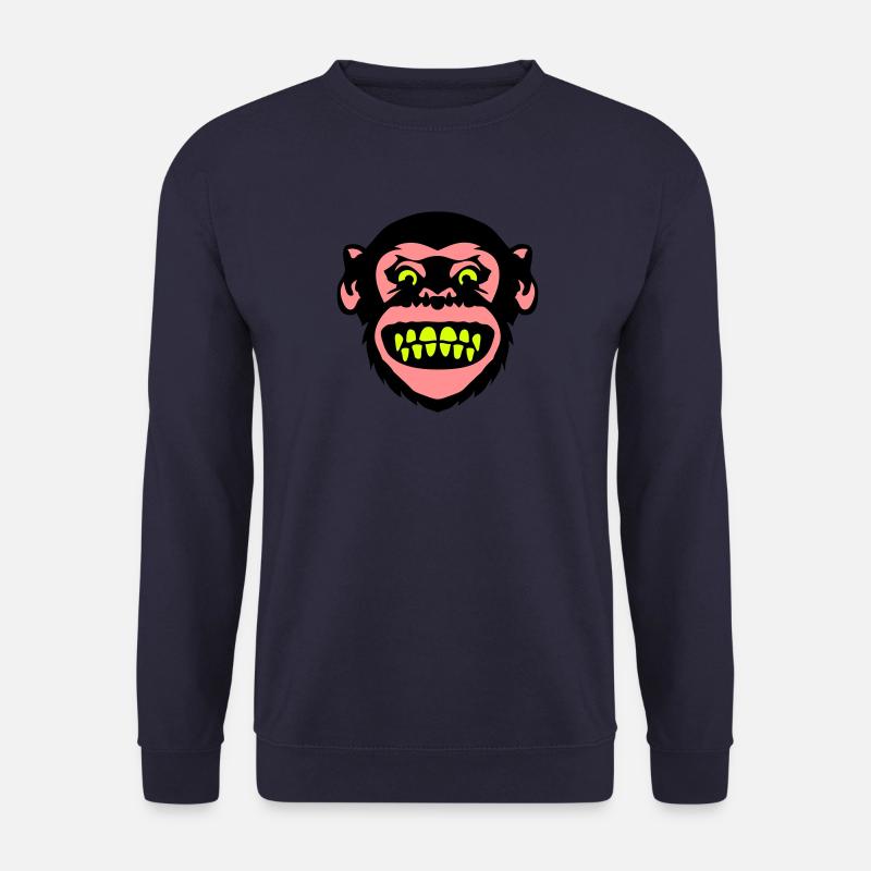 monkey monkey Grimasse 8 - Unisex Pullover - Navy
