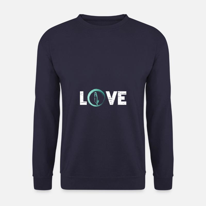 Sporty Hobby Leidenschaft Windsurfer - Unisex Pullover - Navy