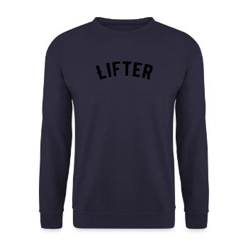Hitchhiker - Unisex Sweatshirt - navy - Front - Alina (178cm) & Michal (187cm)
