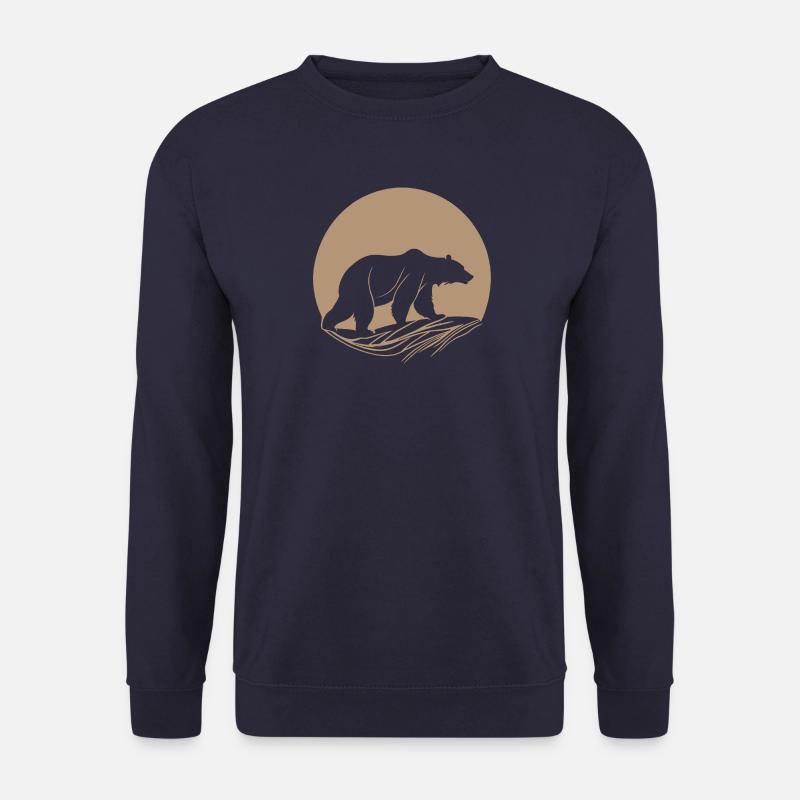 Wild Bear, Wildlife, Symbol - Unisex Sweatshirt - navy