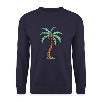 Palm Island - Unisex Sweatshirt - navy - Front - Alina (178cm) & Michal (187cm)