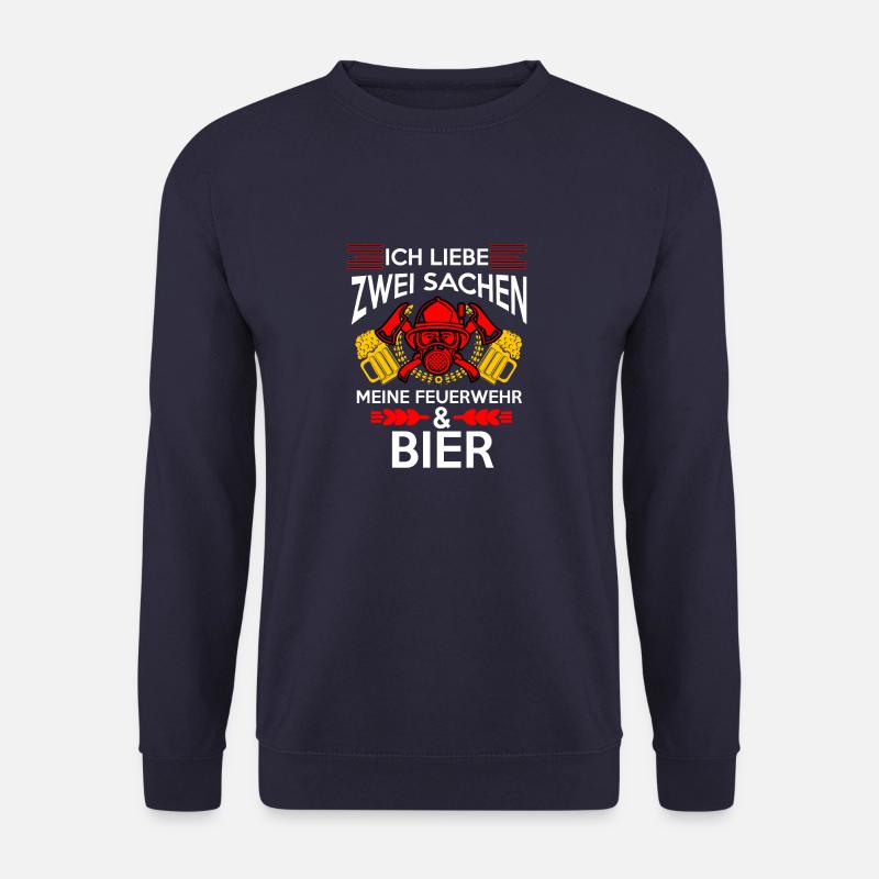 Feuerwehr und Bier - Unisex Pullover - Navy