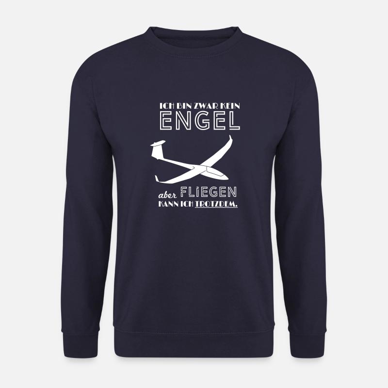 keinengel Segelflugzeug Segelfliegen Segelflieger - Unisex Pullover - Navy