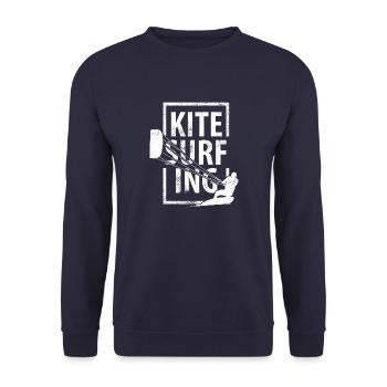 Kitesurfing - Unisex Pullover - Navy - Vorne - Alina (178cm) & Michal (187cm)