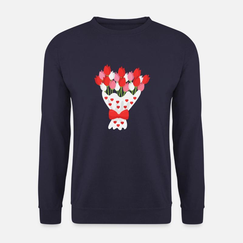 Blumenstrauß - Unisex Pullover - Navy