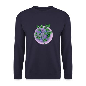 Bleuets - Sweat-shirt Unisexe - marine - Devant - Alina (178cm) & Michal (187cm)
