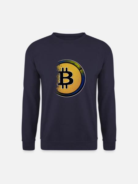 Bitcoin Krypto Währung neu virtuellen Lebens 2 - Unisex Pullover - Navy