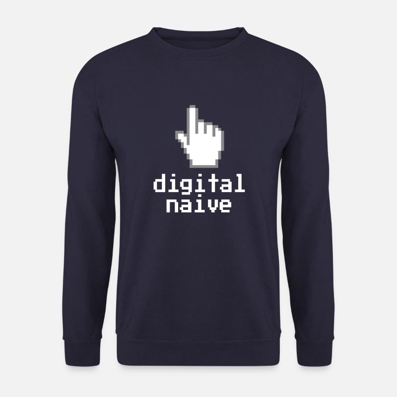 Digitally naïve - Unisex Sweatshirt - navy