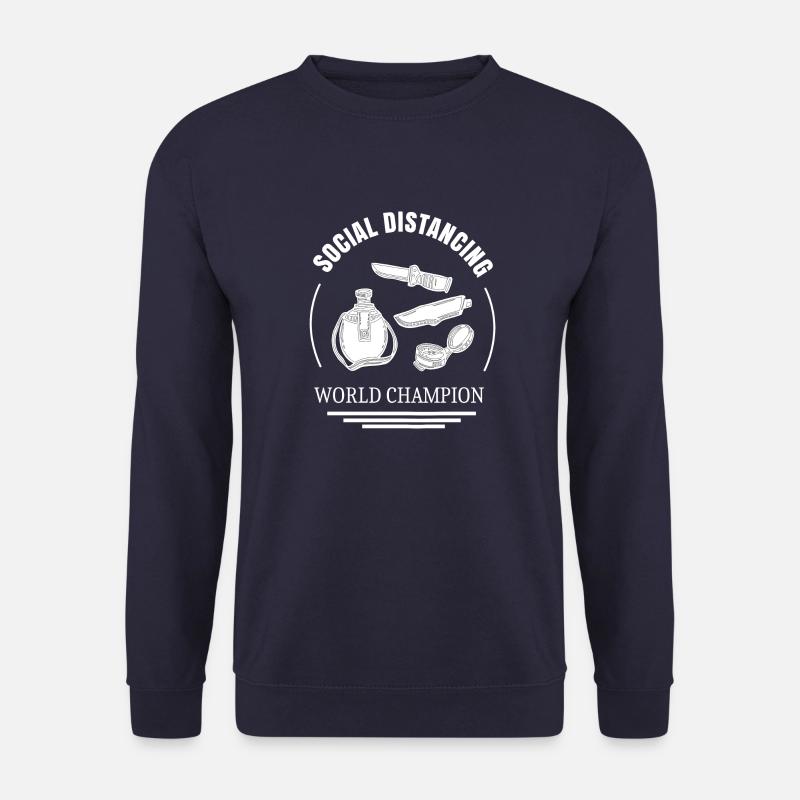 Funny Bushcraft Camper Sayings - Unisex Sweatshirt - navy