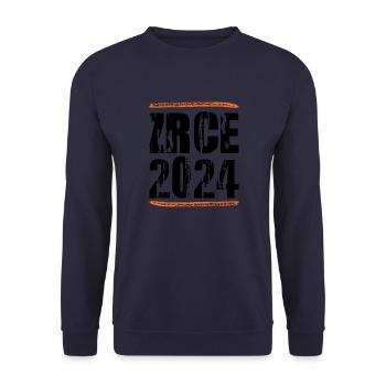 Devis Zrce 2024 - Sweat-shirt Unisexe - marine - Devant - Alina (178cm) & Michal (187cm)
