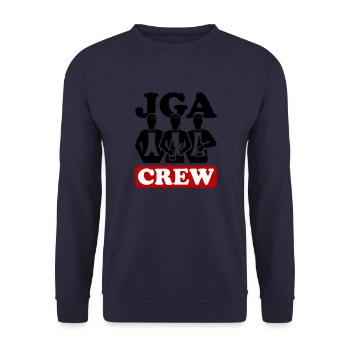 Équipe de l’enterrement de vie de garçon - Sweat-shirt Unisexe - marine - Devant - Alina (178cm) & Michal (187cm)