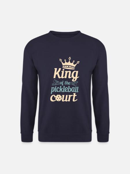 Roi du pickleball court Pickleball Player - Sweat-shirt Unisexe - marine