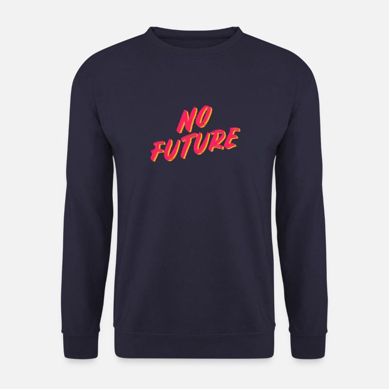 No future depressives Shirt - Unisex Pullover - Navy