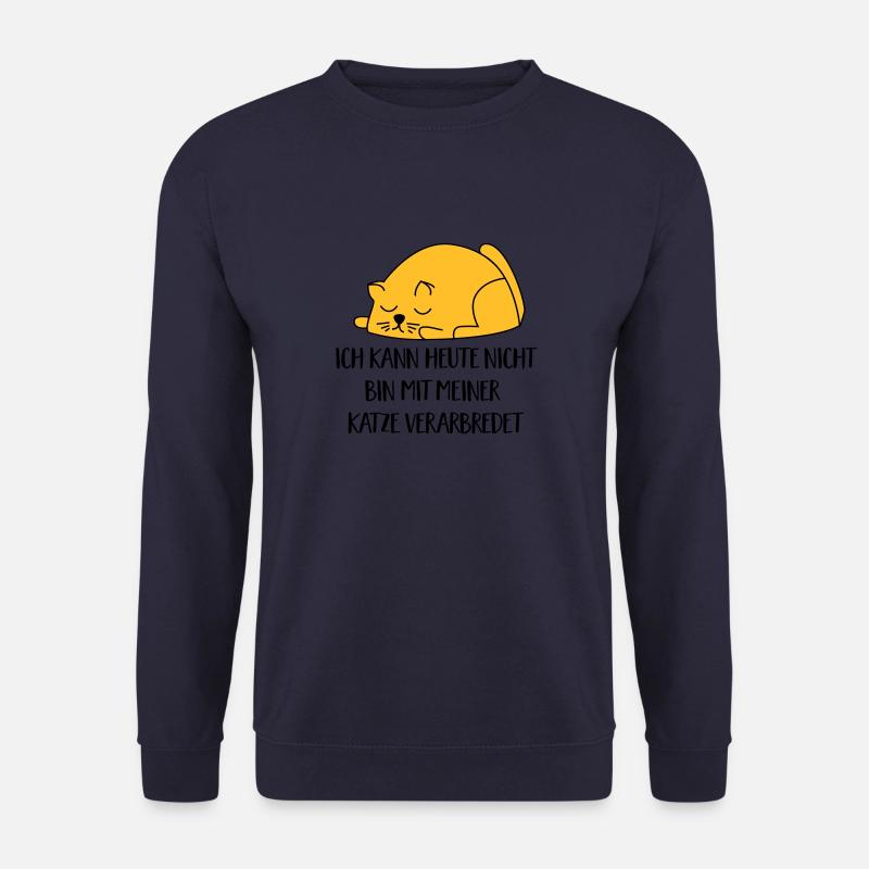 2541614 129996421 Katze - Unisex Pullover - Navy