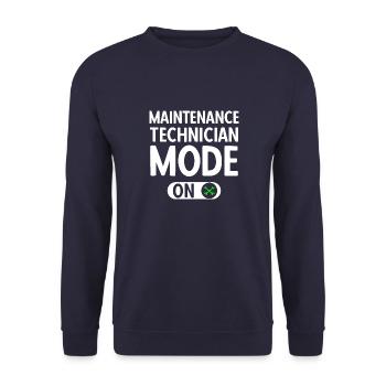 Instandhaltung Techniker Instandhaltung Ingenieur - Unisex Pullover - Navy - Vorne - Alina (178cm) & Michal (187cm)
