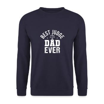 Richter Jura Studenten Sprüche - Unisex Pullover - Navy - Vorne - Alina (178cm) & Michal (187cm)