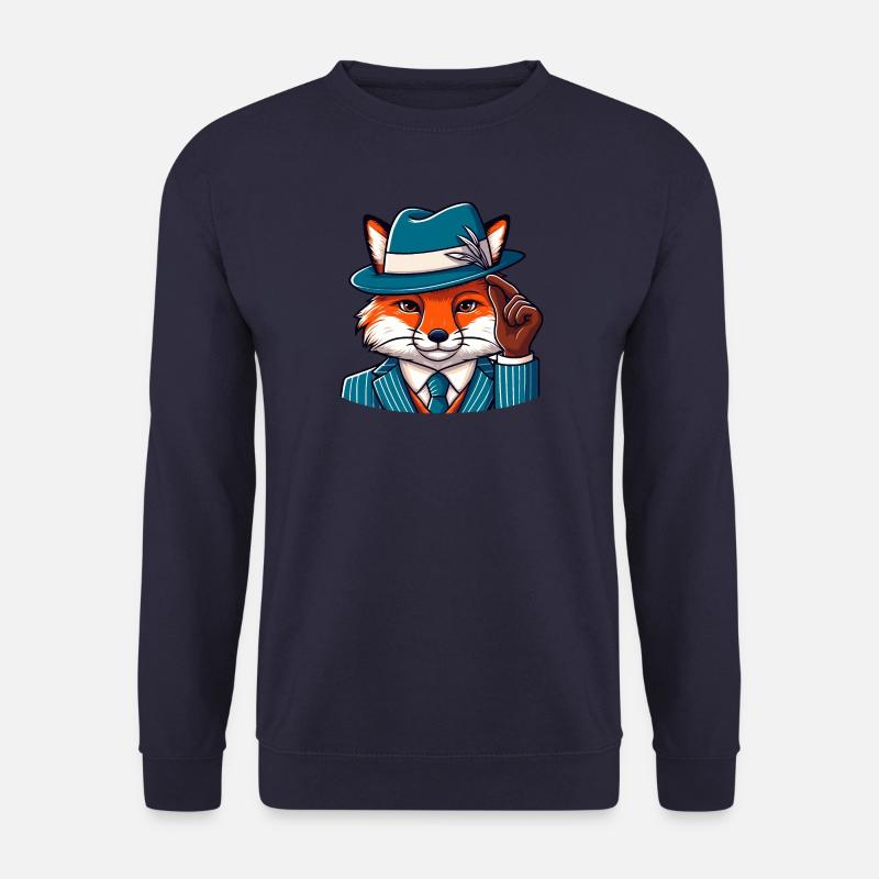 Mafioso Fuchs - Unisex Pullover - Navy