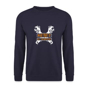 Instandhaltung Techniker Instandhaltung Ingenieur - Unisex Pullover - Navy - Vorne - Alina (178cm) & Michal (187cm)
