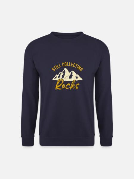 Gology Gologist Felsen Vintage Mineralien Sprüche - Unisex Pullover - Navy