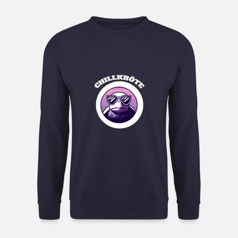 Chill Toad Turtle - Unisex Sweatshirt - navy