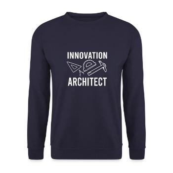 Ingenieur Ingenieure Maschinenbau Egineer - Unisex Pullover - Navy - Vorne - Alina (178cm) & Michal (187cm)