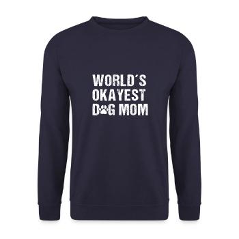 Hundetrainer Hundetraining Hundeschule - Unisex Pullover - Navy - Vorne - Alina (178cm) & Michal (187cm)