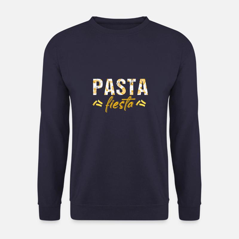 Pasta Nudeln Spaghetti Sprüche - Unisex Pullover - Navy
