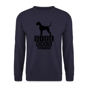 riisenisize2 - Sweat-shirt Unisexe - marine - Devant - Alina (178cm) & Michal (187cm)
