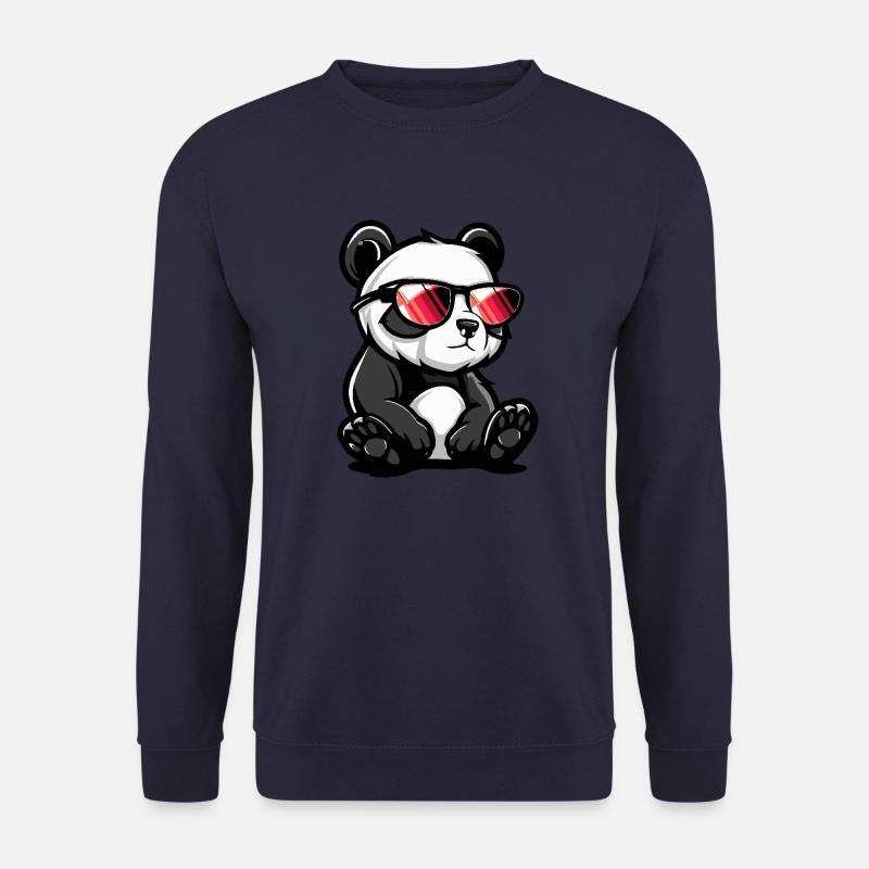 Panda Cool Comic - Unisex Sweatshirt - navy