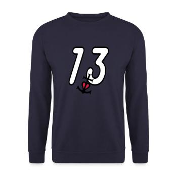 Bouches du rhone 13 croix camargaise - Sweat-shirt Unisexe - marine - Devant - Alina (178cm) & Michal (187cm)