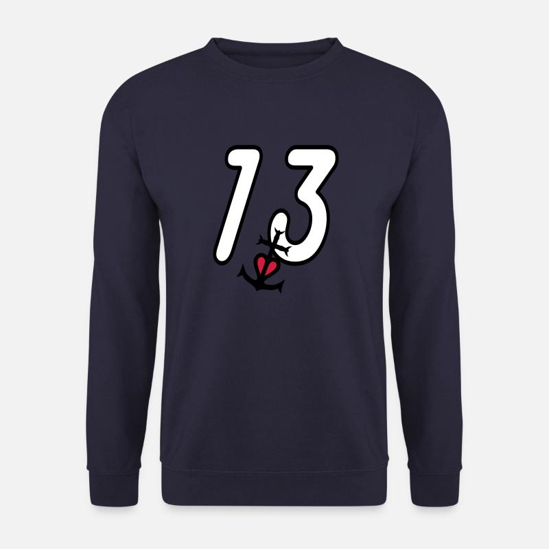 Bouches du rhone 13 croix camargaise - Sweat-shirt Unisexe - marine