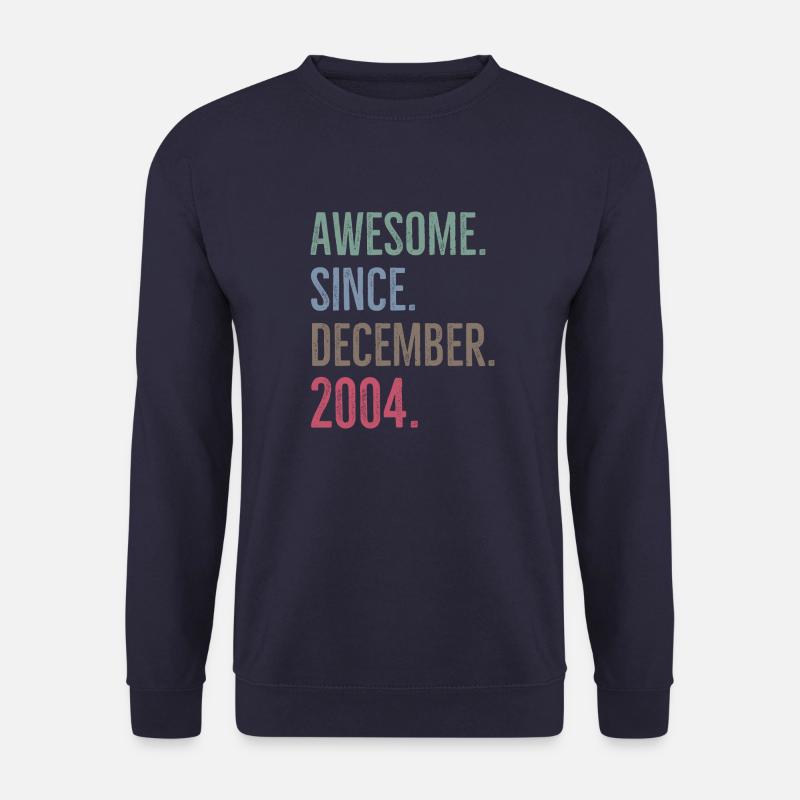 Awesome seit Dezember 2004 - Unisex Pullover - Navy