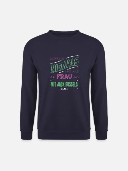 geburtstagsgeschenk aus dem weg bester vater pudel - Unisex Pullover - Navy