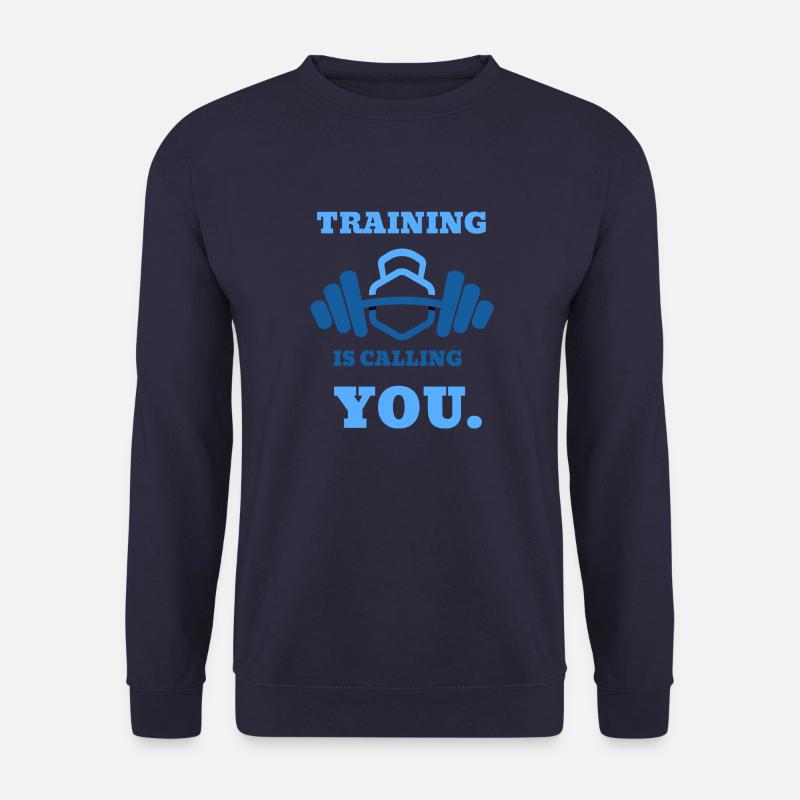 Bodybilding Gym T-Shirt - Unisex Pullover - Navy