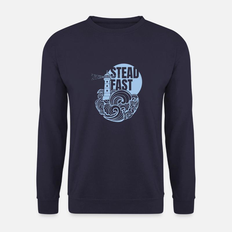 Standhaft - hellblau - Unisex Pullover - Navy